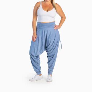 San Fran Organic Harem Pant High Waist Lightweight Yoga Travel Hippie Yoga Ocean